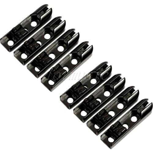 8pcs Single Bass Bridge Black Bass String Bridge individual Bass Parts 60mm