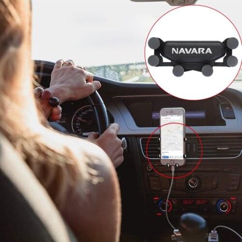 Car Phone Holder For Nissan Navara Auto Grip Car Air Vent Phone Mount Gravity Car Phone Mount