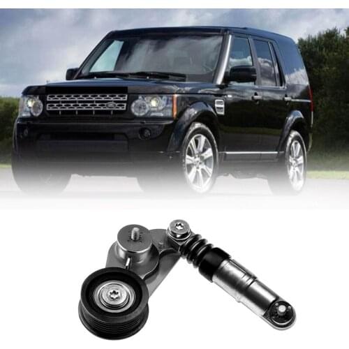 Car V-Ribbed Drive Belt Tensioner with Roller for Land Rover Freelander LR2 Range Rover Evoque LR028880 LR034128