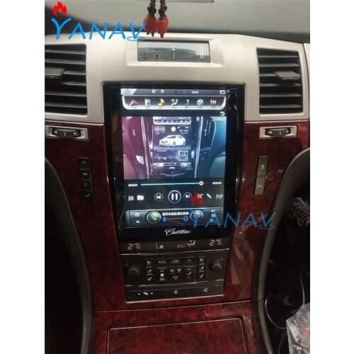 Car radio GPS navigation For Cadillac-Escalade 2006-2012 car stereo multimedia android system video DVD player vertical screen