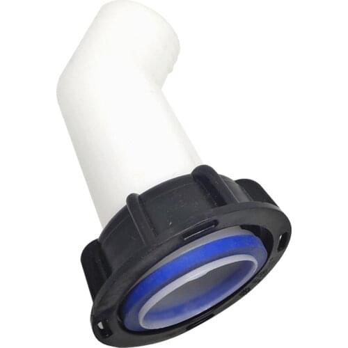 White 1000L IBC Tank Adapter Plastic Nozzle Tap 1/2" Replacement Valve Fitting Parts For Home Garden Water Connectors