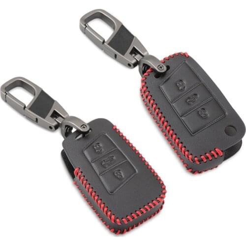 Car Key Case Cover For VW Golf 7 8 Tiguan MK2 Passat B7 B8 CC For Skoda Octavia A7 Superb A7 For Seat Leon Ibiza Portect Key