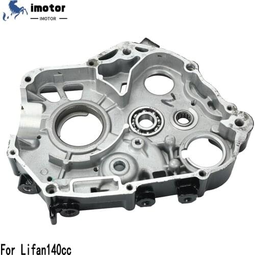 LF 140cc Motorcycle CrankCase Right Side Crank Case For Lifan 140 1P55FMJ Horizontal Kick Starter Engine Dirt Pit Bikes Parts