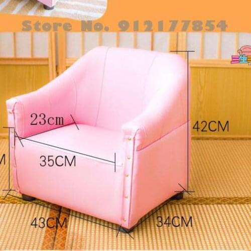 Children sofa pu leather boy girl infant baby learn to sit on small sofa mini cute cartoon leather seat