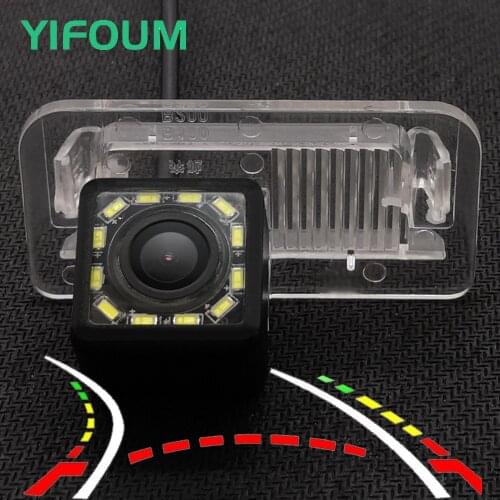 YIFOUM Dynamic Trajectory Tracks Car Rear View Camera For Mercedes-Benz W246 B180 B200 B220 B250 R350 R500 ML350 W203 W211 W209