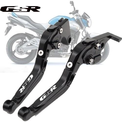 For SUZUKI GSR 750 2011-2016 GSR 600 2006-2011 Motorcycle Accessories CNC Short Brake Clutch Levers LOGO GSR