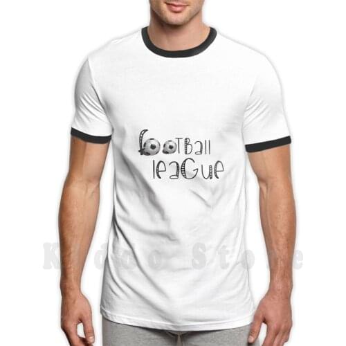 Football League T Shirt DIY Big Size 100% Cotton Football Football League New Foot National Game Cool