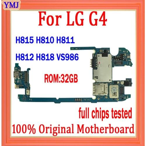 Good Test for LG G4 H815 H810 H811 H812 H818 VS986 H818 Motherboard,Original unlocked for LG G4 with Android System Logic board