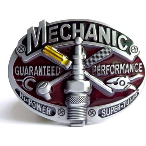 Western buckle the MECHANIC zinc alloy is suitable for 4.0 belt