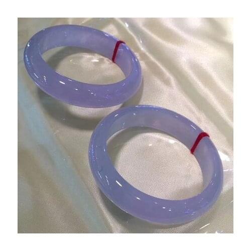 Natural Burmese Jadeite Light Purple 54-64mm Bracelet Elegant Princess Jewelry For Mom For Girlfriend