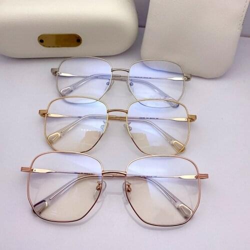 New brand designer CE Yiyi myopia frame womens round frame retro optical frame ultra light replaceable myopia lens