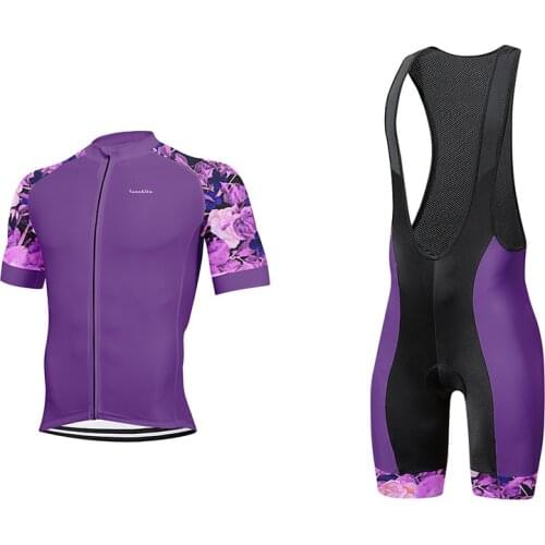 2021 New Runchita Pro Cycling Jerseys Set Summer Cycling Wear Mountain Bike Clothes Bicycle Clothing MTB Bike Clothing Cycling S