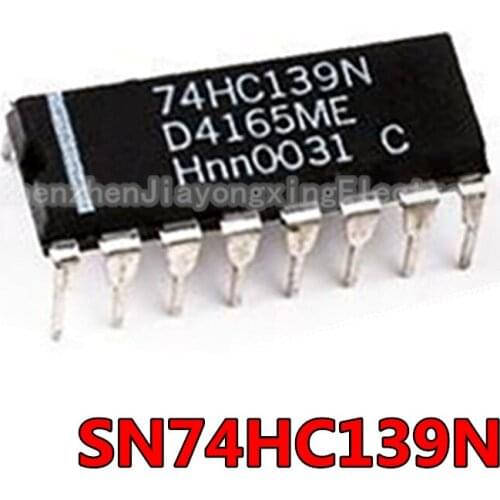10PCS SN74HC139N DIP16 SN74HC139 DIP 74HC139N 74HC139 DIP-16 new and original IC