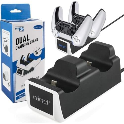 New Handle Controller Dual Charging Dock Stand Station Cradle Holder USB Charger for PS5 Gaming Console Gamepad Accessories