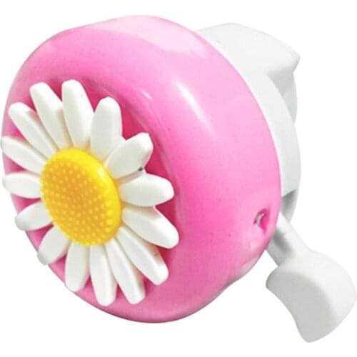 Hot Sale Kids Funny Bicycle Bell Horns Bike Daisy Flower Children Girls Cycling Ring Alarm for Handlebars Multi-color