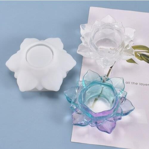 DIY Crystal 3D Flower Epoxy Mold Transparent Flower Storage Box for Creative Handmade Silicone Mold for Resin