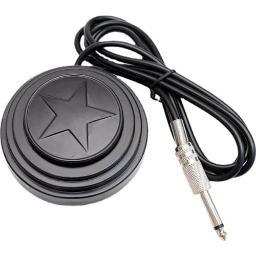 High Quality Durable Tattoo Foot Switch Stainless Steel Pedal Tattoo Foot Switch For Tattoo Power Supplies tattoo supplie