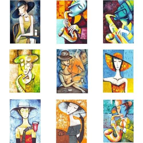 Cartoon Woman Lady DIY Diamond Painting Cross Stitch Full Square Drill Handmade Picture of Rhinestone Embroidery Room Decor Art