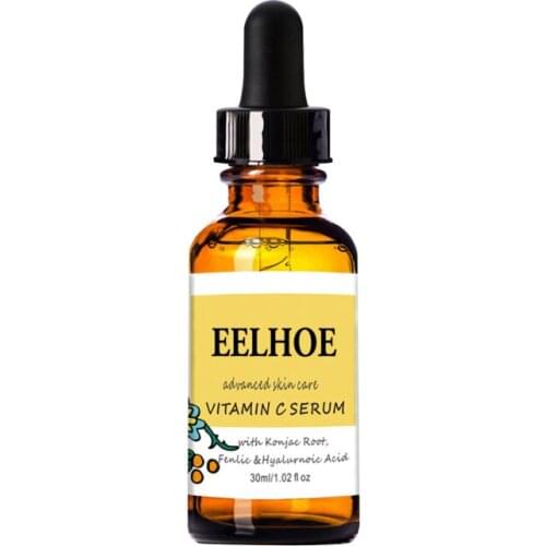30ml EELHOE Vitamin C Facial Serum Anti-aging Pore Shrinkage Whitening Moisturizing Serum Dry Skin Care TSLM2