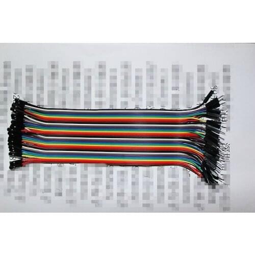 40pcs 20cm 2.54 male to female jumper wire Dupont cable connection uno r3 mega2560