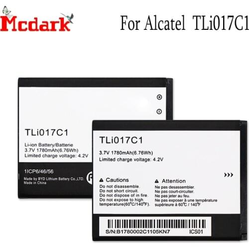 TLi017C1 Battery For Alcatel OneTouch PIXI 3 4.5" 5019D 5017D 5017A 5017X 5017 5027B Accumulator 1780mAh