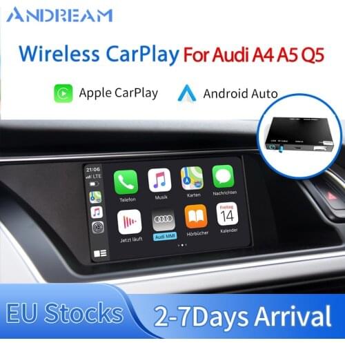 Wireless Apple CarPlay Interface Retrofit Adapter Activator Prime For Audi A4 A5 Q5 2010-2018 Mirror Link Original Screen Update