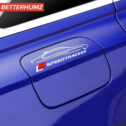BETTERHUMZ Car Sport Letter Stickers Creative Vinyl Sticker Car Fuel Tank Cap Sticker For Audi S3 A3 A4 A5 A6 A7 A8 Accessories