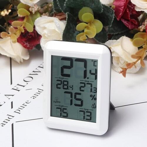 Digital LCD Indoor Temperature Sensor Humidity Meter Thermometer Hygrometer Gauge For Home Garden Thermometer Humidity Meter