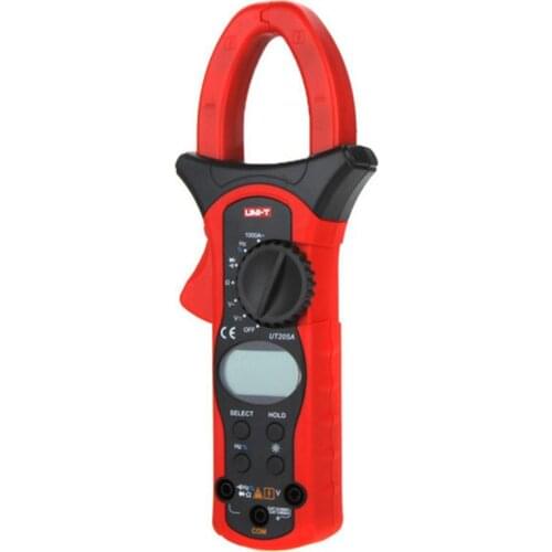 UNIT UT205A Auto Range 1000A Digital Clamp Meters Multimeters Voltmeter with LCD Backlight LCD Electrical Multimeter