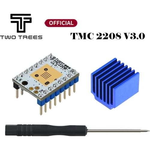 TMC2208 V3.0 Stepping Motor Mute Driver Stepstick replace TMC2100 Driver with Ceramic screwdriver for SKR V1.3 Controller Board