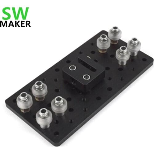 SWMAKER C-BEAM DOUBLE GANTRY PLATE KIT C-Beam Double Gantry Plate+TR8*8 ACME Anti-Backlash Nut Block