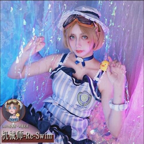 Game Identity V Survivors Machinist Tracy Reznik Swimsuit Women Fancy Suit Halloween Carnival Cosplay Costume Uniforms With Hat