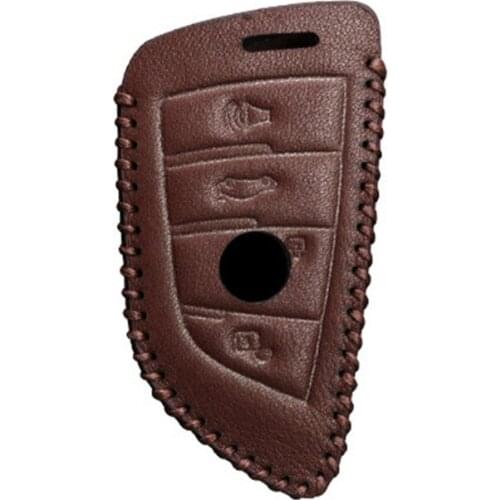 Leather Car Key Cover Case For BMW X3 X4 X5 F15 X6 F16 G30 1 2 5 7 Series G11 X1 F48 F39 2018 525li 530li 730 118i 219i G38 540