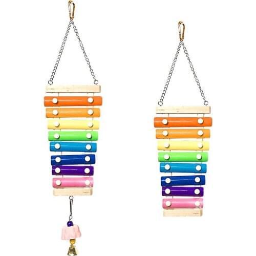 Chicken Xylophone Toy Chicken Veggies Skewer Fruit Holder Chicken Vegetable Hanging Feeder Chicken Toys For Hens