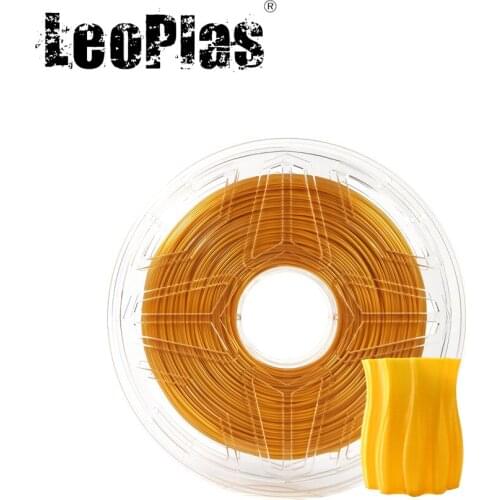 LeoPlas 1kg 1.75mm Golden Gold PETG Filament For FDM 3D Printer Pen Consumables Printing Supplies Plastic Material