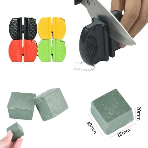 Mini Ceramic Rod Knife Sharpener Two-stage Tungsten Portable Butterfly Type Whetstone Sharpener Sharpening Knives Stone