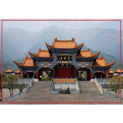 World Souvenir Magnets 78*54mm Chongsheng Temple Magnets 20148 China Tourist Memorabilia Gift