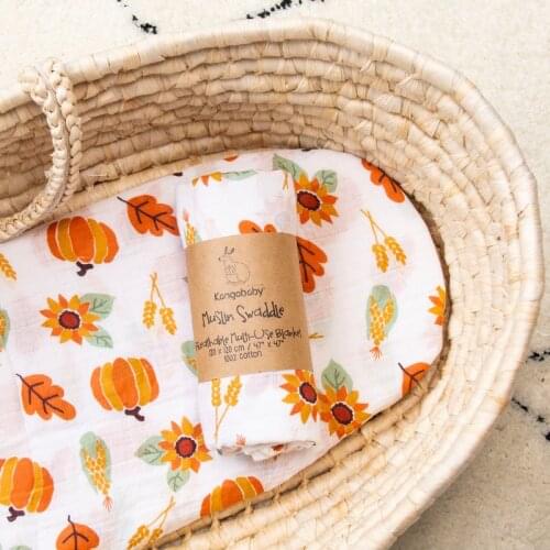 Kangobaby #My Soft Life# Multifunction Eco-Friendly Fashion Muslin Cotton Blanket For Newborn Baby