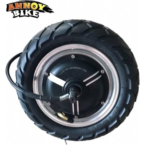 10 inch Hub Motor ebike Scooter 48V1200W Brushless Gearless Hall Motor Electric Motorcycle Wheel Bicicleta Electrica