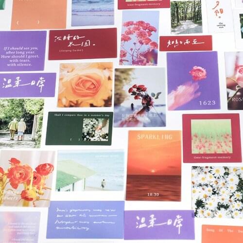 2021 New Summer Scrapbooking Sticker Set For Diary Notebook Journal Card Photo Album Planner Craft Background Decor