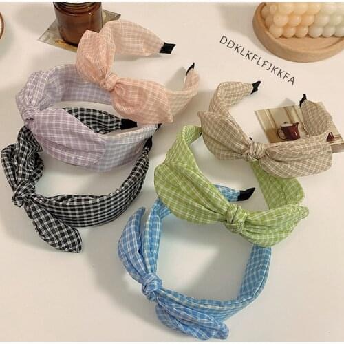 Wide Cross Knot Headband for Women Satin Solid Color Hair Band Girls Hair Hoop Fashion Hair Accessories French Style Headwear