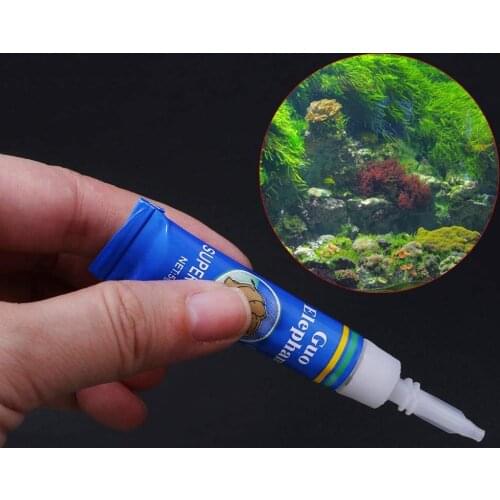 Senzeal Aquarium Moss Glue Water Plants Glue Fish Tank Coral Reef Ornaments Aquarium Glue Safe & Super Landscape Glue Decoration