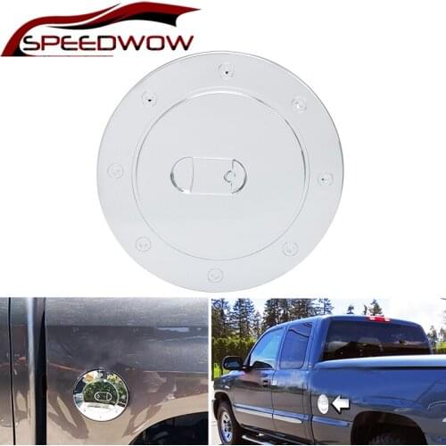SPEEDWOW Car Tank Covers Sticker Auto Fuel Gas Door Cover For 99-06 Chevy Chevrolet Silverado For 99-06 GMC Sierra Yukon XL