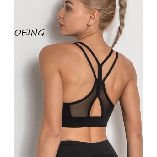 Gym Clothes Running Yoga Bra Plus Size Fitness Womens Bra