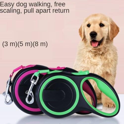 Dog rope auto-stretch traction rope pet supplies