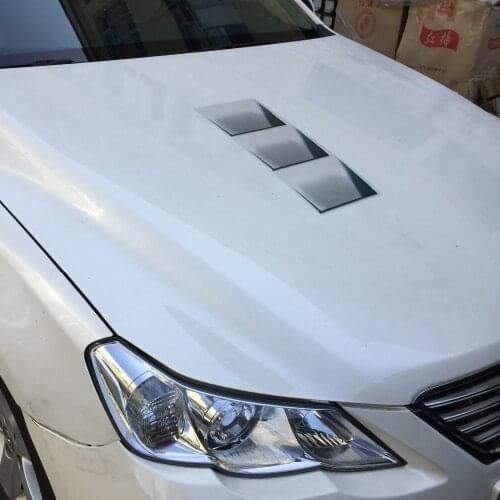 Funny Stickers 3D Fake Vents Decorative Outlet Side Vents stickers Vinyl Motorcycle Decal Personality Waterproof Accessories