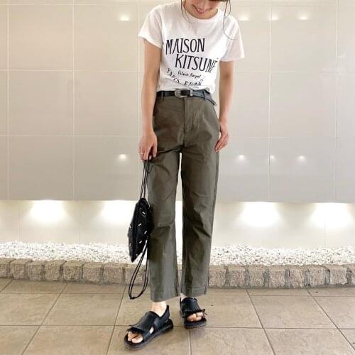 Pure Cotton Little Fox Letters Short Sleeve T Shirt Women