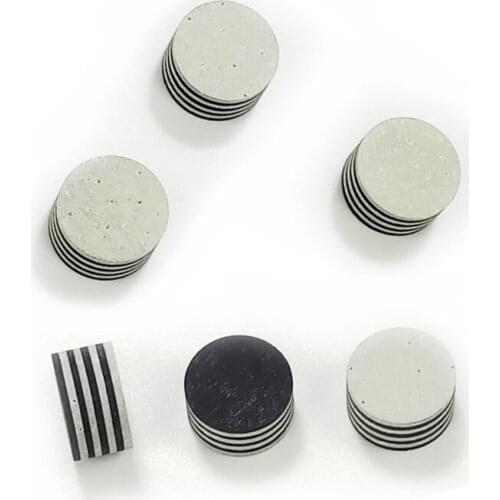 Xmlivet 10pcs Billiard pool cue tips can customize 12/13/14mm Hardness in SS/S/M/H cue tips billiard accessories wholesales