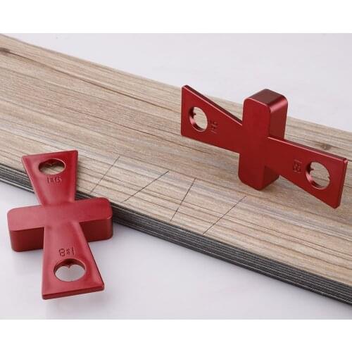 2pcs DIY Ruler Dovetail Marker Scribe Line Planner for Woodworking Carpenter Templates Drawing Line Tool Gauges Measuring Tools