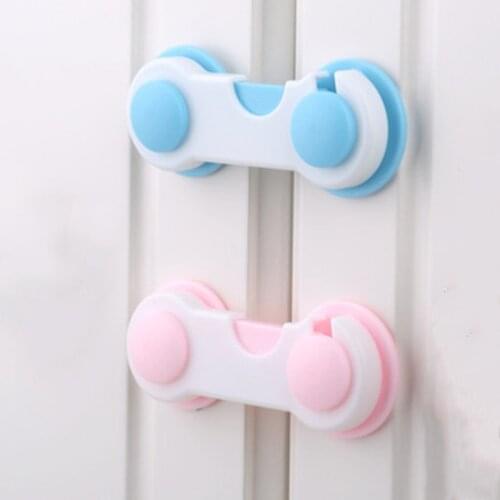 5pcs/lot Children Security Protector Baby Care Multi-function Child Baby Safety Lock Cupboard Cabinet Door Drawer Safety Locks